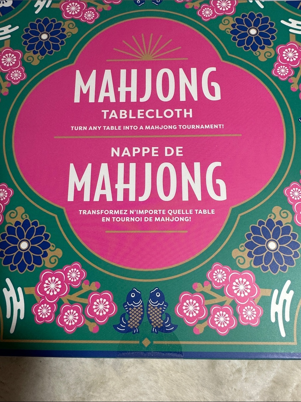 Mahjong tablecloth